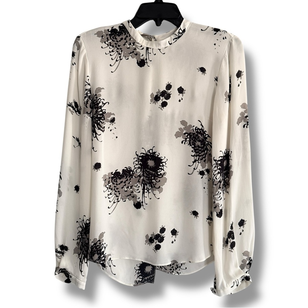 A.L.C. Silk Open Back Top Blouse Size Small